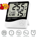 Mini Wetterstation Thermometer Hygrometer Zeit Luftfeuchtigkeit Temperaturmesse,