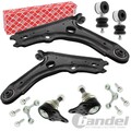 2x FEBI QUERLENKER + TRAGGELENK + KOPPELSTANGE für VW POLO 6N 6N1 + SEAT AROSA
