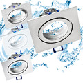 Bad Einbauspots GU5.3 IP44 für Bad & Dusche, 12V MR16 Fassung, ohne Leuchtmittel