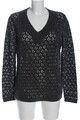 SEM PER LEI V-Ausschnitt-Pullover Damen Gr. DE 40 hellgrau Casual-Look