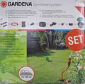 GARDENA 2707 SPRINKLERSYSTEM KOMPLETT-SET MIT DECKEL VERSENK-VIERECKREGNER OS140