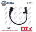 HCA-VW-008 ABS SENSOR DREHZAHLFÜHLER HINTEN NTY 2PCS FÜR AUDI TT,A3,8L1,8N3