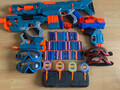 NERF Konvolut, grosses Set inkl. Elite 2.0 Echo CS-10 und 5 weiteren Blastern