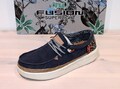 FUSION Canvas Slipper Ballerina Halbschuh Sneaker superleicht - LILY Navy - Neu!