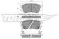 TOMEX Brakes Bremsbelagsatz Scheibenbremse TX 15-99 für ATOS MX HYUNDAI
