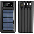 für alle Handy 90000mAh Solar Power Bank Tragbar Externer Batterie Ladegerät DE