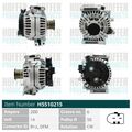 HOFFER Lichtmaschine Generator Lima H5510215 für MERCEDES KLASSE W211 Model S211