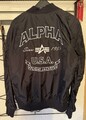 Alpha Industries MA-1 Bomberjacke XL Schwarz Patch Edition