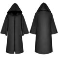 DE Kinder Unisex Umhang Ankleiden Robe Halloween Kapuzenumhang Festival Retro