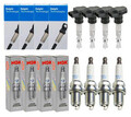 4x DELPHI Zündspule +4x NGK Zündkerze Laser Iridium für BMW 3er Compact E46