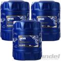 3x 20 Liter SAE 5W-30 MANNOL Diesel TDI Motoröl passend für VW BMW Opel Mercedes