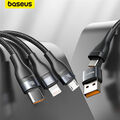 Baseus 100W 3 In 1 Schnell Ladekabel USB C auf iPhone Type-C Micro USB Kabel