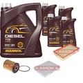 KAMOKA Inspektionspaket MANNOL Diesel TDI 5W-30 9L für VW Multivan V 3.2 V6
