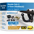 ANHÄNGERKUPPLUNG starr für Honda Civic X 17-22 +7pol E-Satz ECS