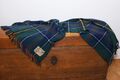 Eagle Plaid 190 x 120 cm,Vintage handgewebt 100% Shetland Wolle  Made W.Germany