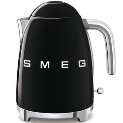 SMEG KLF03BLEU Wasserkocher 50`s Style schwarz 1,7 L OVP