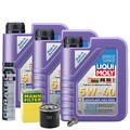 Motoröl 5W40 LIQUI MOLY High Tech 3L+MANN Ölfilter+Cera Tec+Ölablassschraube