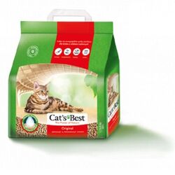 Cats Best Original 4,3 kg 10 L Öko Plus klumpendes Katzenstreu aus Pflanzenfaser