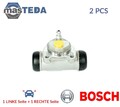 F 026 009 483 RADBREMSZYLINDER TROMMELBREMSE BOSCH 2PCS FÜR RENAULT KANGOO