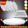 10x LED Panel Einbaustrahler Einbauleuchte Deckenleuchte Ultraslim mit Trafo