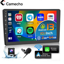 10" Doppel 2DIN Carplay 2G+64G Android 13 AUTORADIO GPS Navigation WIFI FM RDS