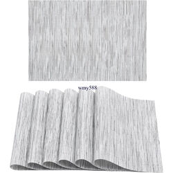 6er Set Tischset 30x45cm PVC Platzset Untersetzer Abwaschbar Platzdeckchen NEU