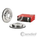 2X BREMBO BREMSSCHEIBEN 253mm INNENBELÜFTET HINTEN PASSEND FÜR FORD COUGAR