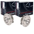 2X TOPRAN RADLAGER SATZ VORNE BEIDSEITIG PASSEND FÜR BMW 5 6 7 X3 LINKS+RECHTS