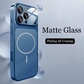 MagSafe Glas Hülle iPhone 13 14 15 16 17 Pro Max Air Nano Matte Case Transparent