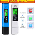 Digital Tester PH+TDS EC Wassertest Meter Messgerät Leitwertmessgerät 0-9990ppm