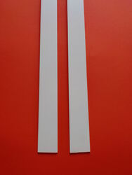20-120mm  Abdeckleiste Flachleiste Fensterleisten PVC weiss Kunststoffleiste