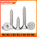 Blechschrauben Senkkopf Innensechskant Holzschraube M2 M3 M4 M5 M6 Edelstahl V2A
