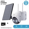 ieGeek 2K Überwachungskamera Aussen WLAN Kamera mit Solarpanel 360° PTZ Wireless
