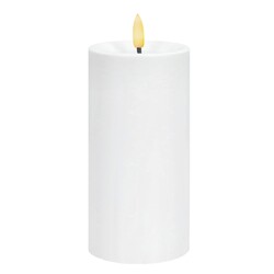 Outdoor LED Kerze mit TIMER 6h/18h 3D-Flamme flackernd Garten Balkon für Außen