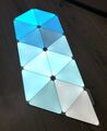 Nanoleaf Shapes Triangle Starter Kit, 15 Smarte Dreieckige LED Panels RGBW 