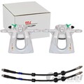 2x NTY BREMSSATTEL VORDERACHSE+BREMSSCHLÄUCHE passend für BMW 1er (E81, E87)