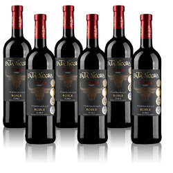 Pata Negra Tempranillo Roble DO, trocken, sortenreines Weinpaket (6x0,75l)