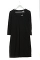 PETER HAHN Langarmkleid Damen Kleid Gr. DE 40 schwarz Casual-Look
