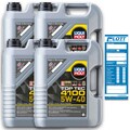 4x 5 Liter LIQUI MOLY Motoröl Motorenöl Top Tec 4100 5W40 Oil / 20 Liter / 3701