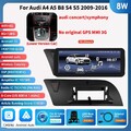10.25''Android 13 GPS Navi Autoradio CarPlay für Audi A4 A5 B8 2009-2016 8+128GB