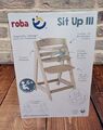 Roba Sit up III Treppenhochstuhl - Natural Holz Hochstuhl Kinderstuhl *NEU*