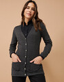 Strickjacke Damen mit V-Ausschnitt Baumwollmischung Cardigan  XXS - 4XL Henbury