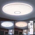 Deckenleuchte Deckenlampe Wohnzimmerleuchte Fernbedienung Sparkle Dekor CCT LED