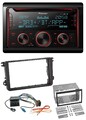 Pioneer 2DIN DAB MP3 Bluetooth USB CD Autoradio für VW Passat 05-14 Polo 09-14 S