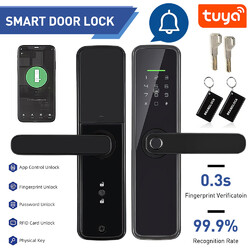 Elektronisches Fingerabdruck Türschloss TuyaAPP WIFI Bluetooth Türöffner Schloss