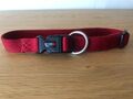 Wolters Professional weiches Nylon Hundehalsband Rot L40-55cm +B 2cm Halsband