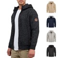 Indicode Herren Strickjacke Inrandolph-Cardigan Kapuze Reißverschluss Männer
