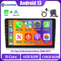 8-Kern 6+128GB Carplay 9" Android Autoradio für Opel Zafira/Antara/Astra 2005-14