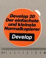 Aufkleber/Sticker Develop 20 Der einfachste und kleinste Normalkopierer