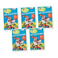5x HEITMANN strahlende Oster IRIS Eier Farbe Gelb Orange Rot Grün Blau in Tabs